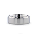 Titanium Ring with Beveled Edges 