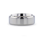 Titanium Ring with Beveled Edges 