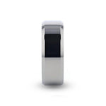 Titanium Ring with Beveled Edges 