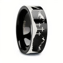 Crosses on Mountain Scenery Ring 