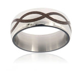 Dinosaur Bone Infinity Band 8mm 