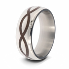 Dinosaur Bone Infinity Band 8mm 