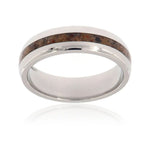 Dinosaur Bone Wedding Band - 6mm Domed 