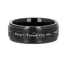 Don't Tread on Me Ring with Spinning Center 