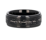 Don't Tread on Me Ring with Spinning Center 