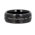 Don't Tread on Me Ring with Spinning Center 