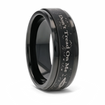 Don't Tread on Me Ring with Spinning Center 