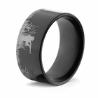 Duck Hunter Laser Engraved Ring - 10mm 