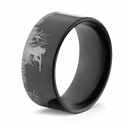 Duck Hunter Laser Engraved Ring - 10mm 