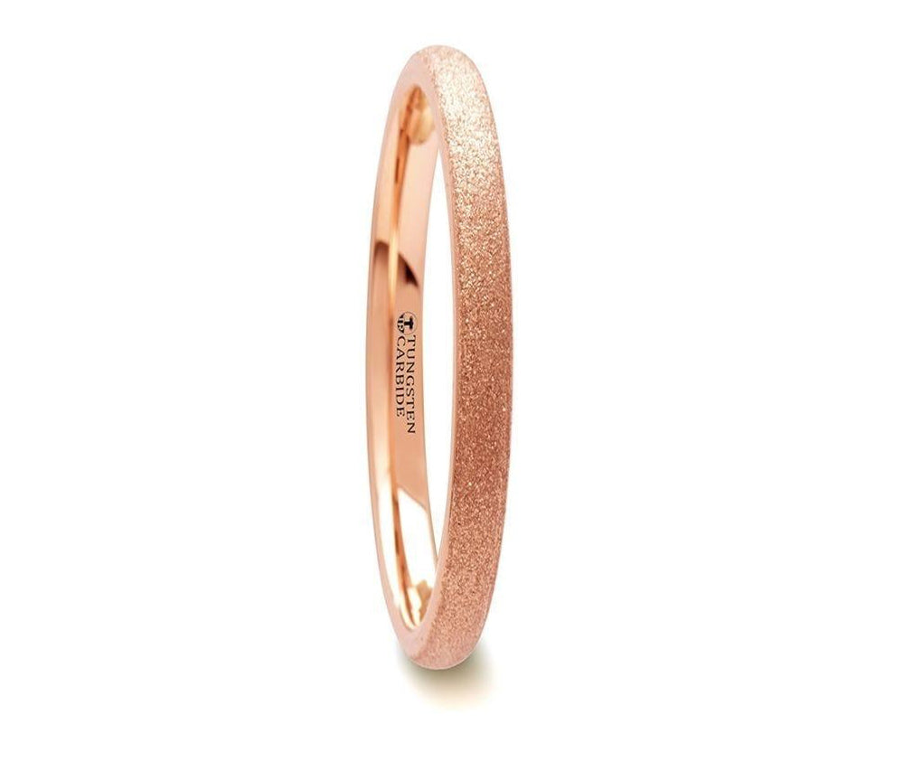 Women's Rose Gold Plated Tungsten Ring - Camo Ever After