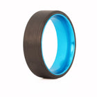 Carbon Fiber Ring with Colored Aluminum Sleeve 