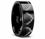 Elk Antler Print Ring