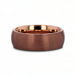 Espresso Tungsten Ring with Brush Finish 