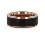 espresso tungsten ring