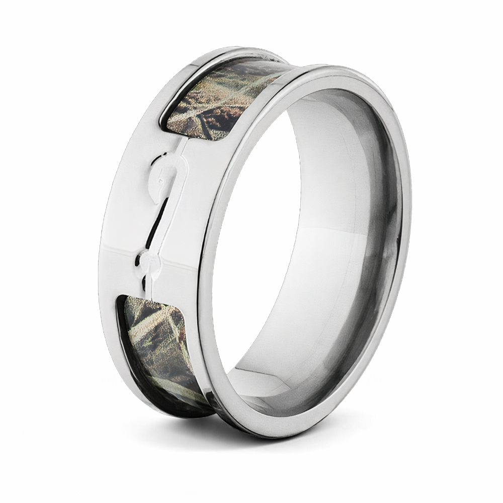 Realtree Camo Fish Hook Ring
