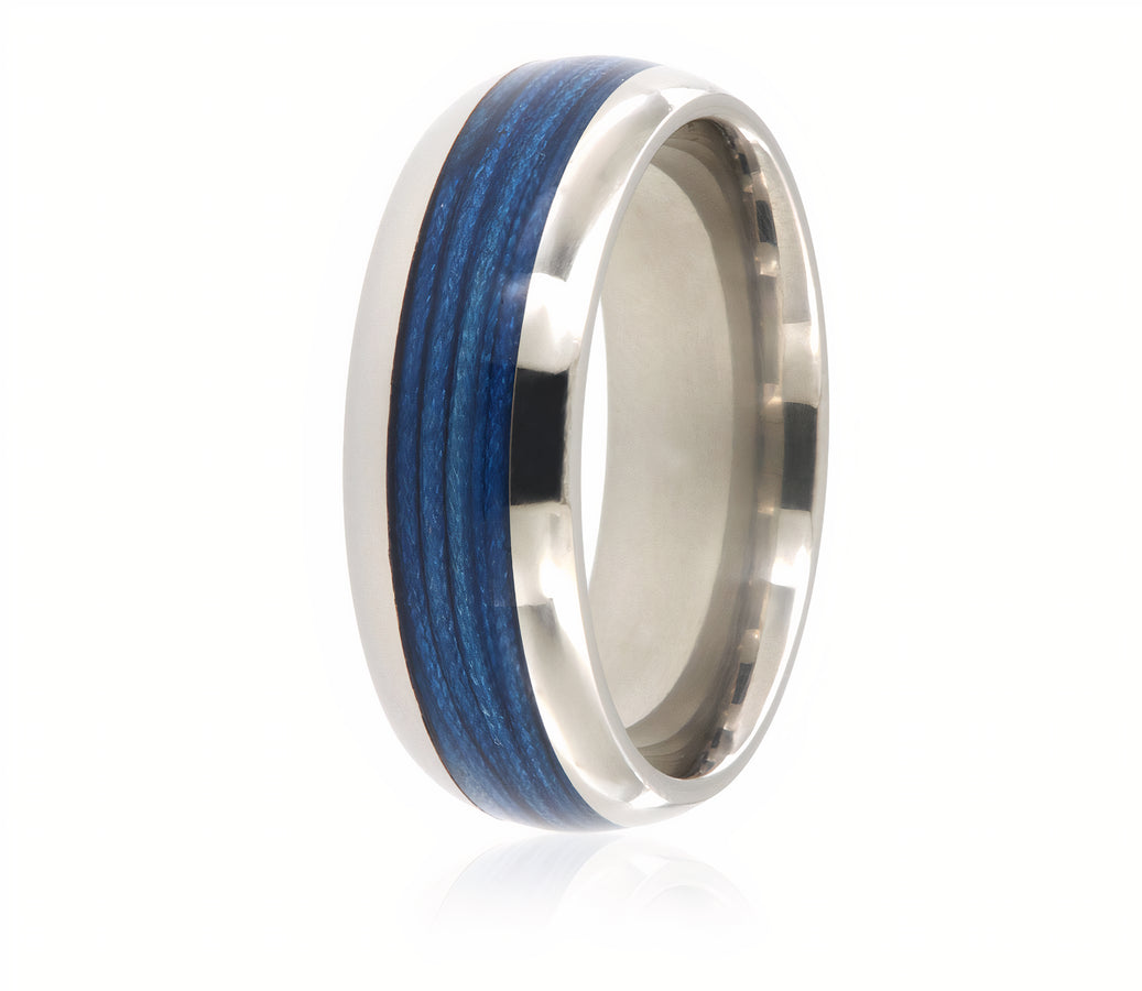 Fishing Line Ring - Blue 