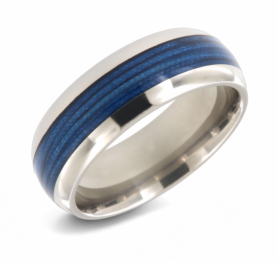 Fishing Line Ring - Blue 
