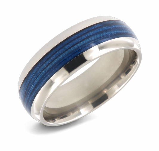 Fishing Line Ring - Blue 