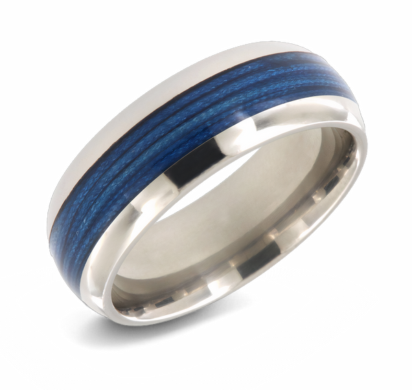 Fishing Line Ring - Blue 