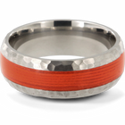 Fishing Line Ring - Orange 