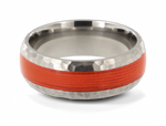 Fishing Line Ring - Orange 