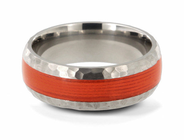 Fishing Line Ring - Orange 