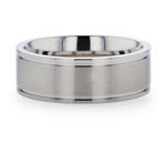 Flat Satin Finish Titanium Ring - Camo Ever After