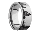 Forest Wedding Ring with Trees - 9mm 