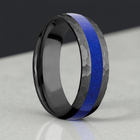 Lapis Lazuli Ring in Zirconium 
