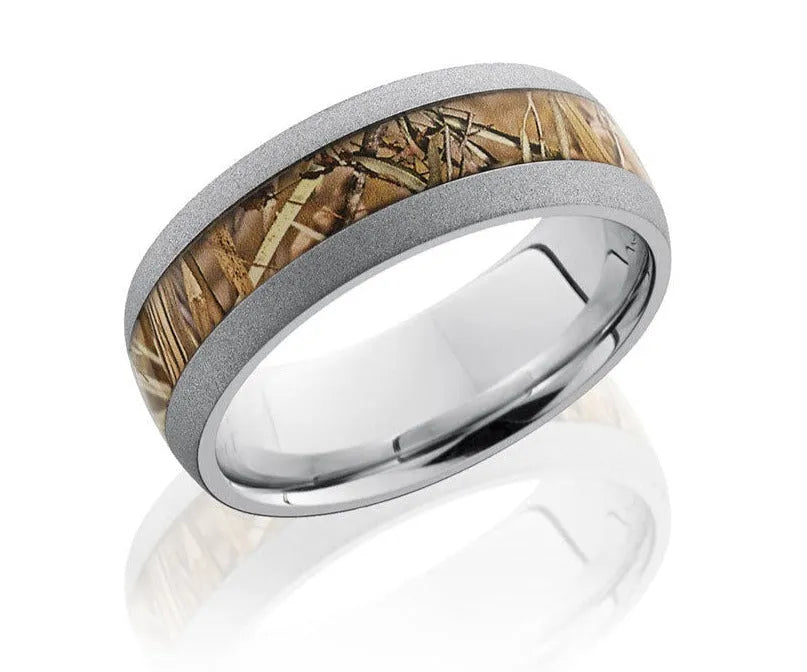 King's Field Camo Ring - Cobalt 8mm 