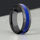 Lapis Lazuli Ring in Zirconium 
