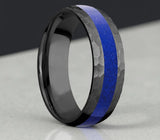 Lapis Lazuli Ring in Zirconium 