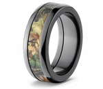 Mossy Oak 8mm Ring in Black - Pick Your Pattern 