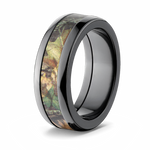 Mossy Oak 8mm Ring in Black - Pick Your Pattern 