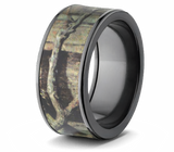 Mossy Oak Break Up Infinity Black Camo Ring - 10mm 