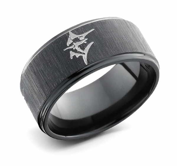 Marlin Fishing Ring - Zirconium 10mm 