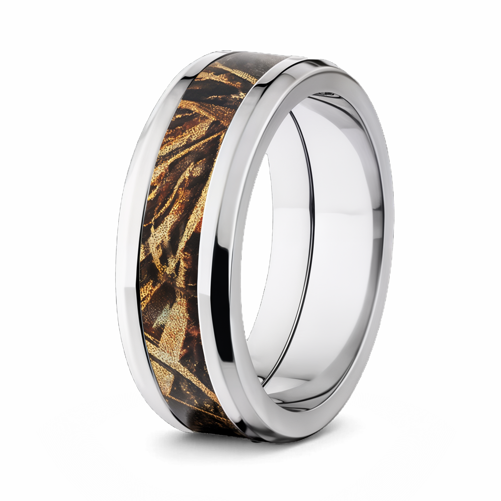 Realtree Max 5 Camo Ring - 8mm Tapered 