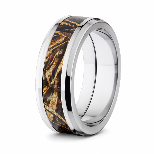 Realtree Max 5 Camo Ring - 8mm Tapered 