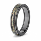 Mossy Oak Break Up Infinity Black Camo Ring - Pick Width 