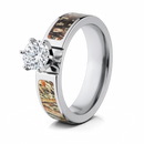 Mossy Oak Duck Blind Engagement Ring - Pick Stone 