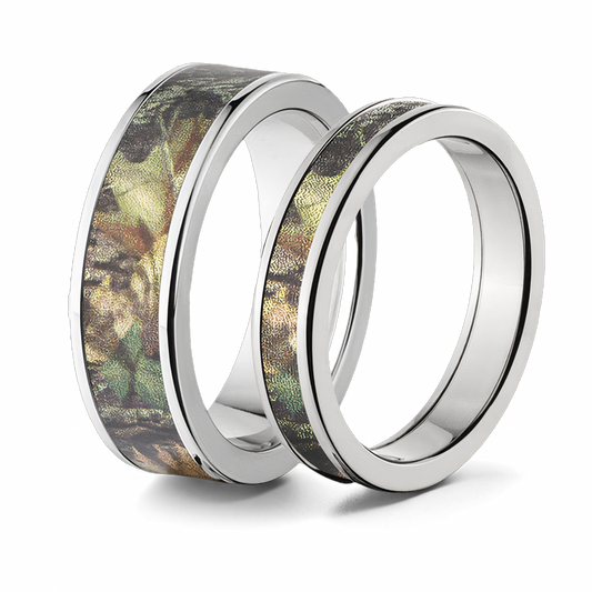 Mossy Oak His and Hers Matching Ring Set 