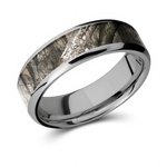 Mossy Oak Treestand Camo Ring - Titanium 7mm