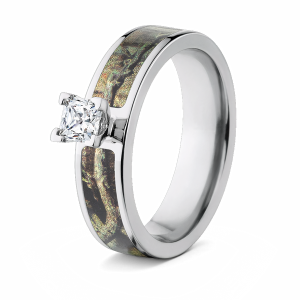 Mossy Oak Engagement Rings -  Break Up Infinity 6mm - Camo Ever After