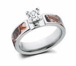 Mossy Oak Pink Camo Engagement Ring 1 CT - 6mm - Camo Ever After