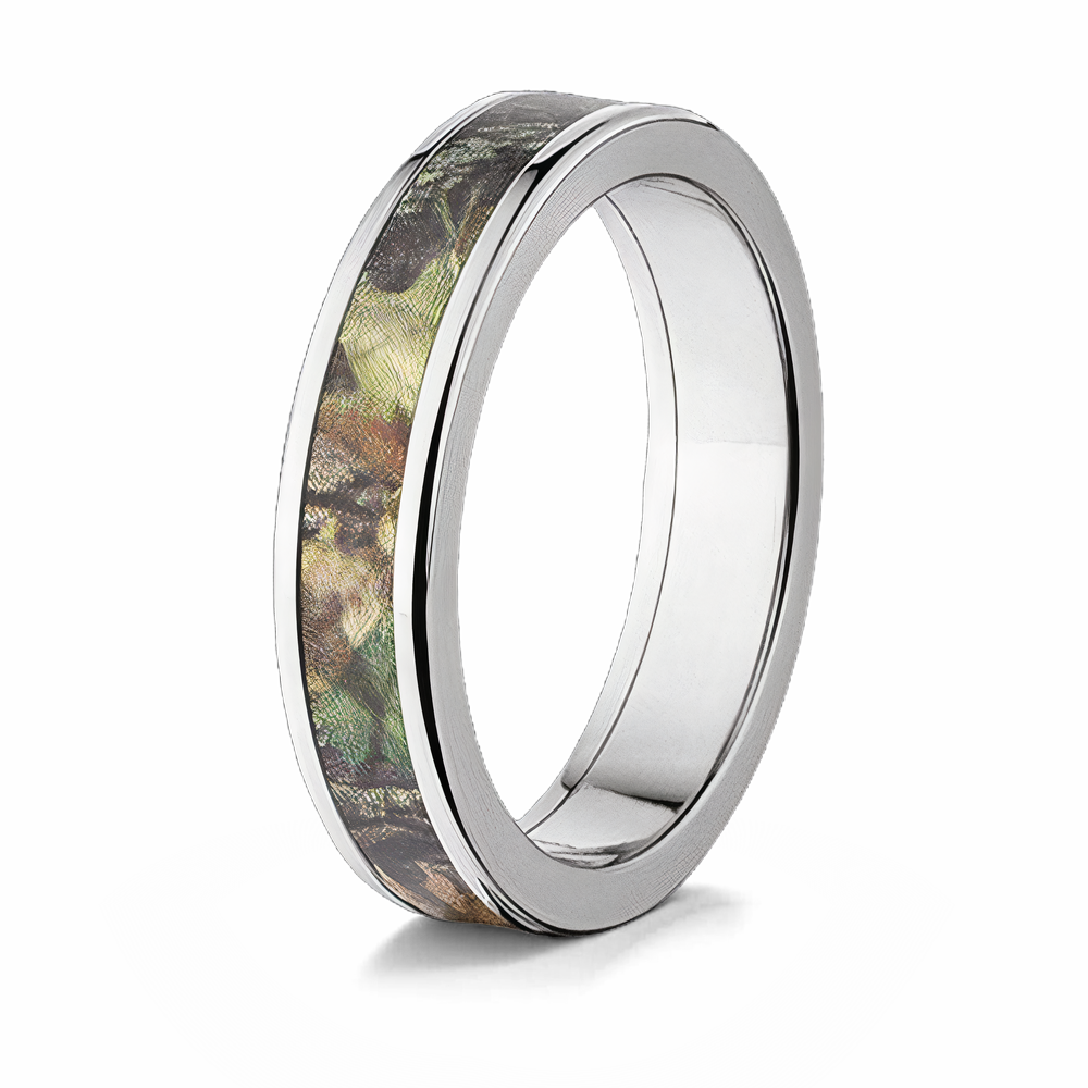 Mossy Oak Breakup Camo Ring - Cobalt Chrome 5mm 