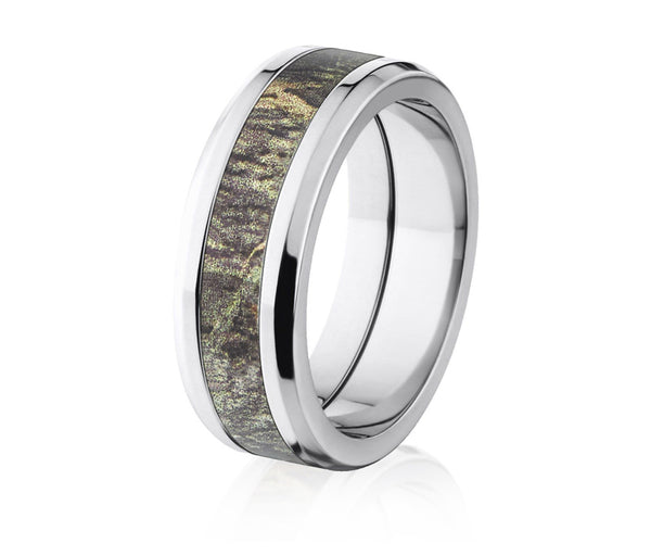 Mossy Oak New Breakup Ring - 8mm Tapered - Camo Ever After