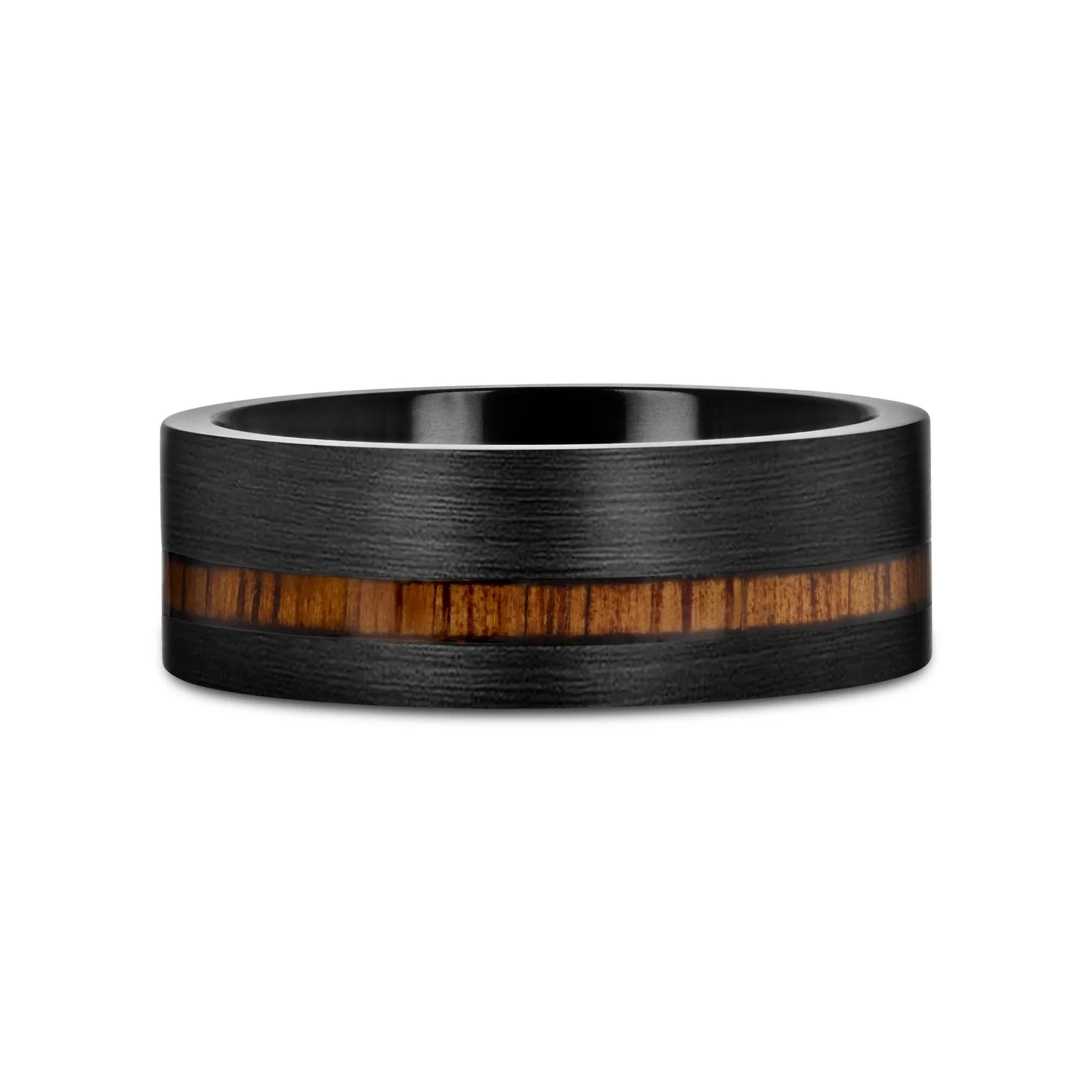 Off-Set Koa Wood Inlay Band 