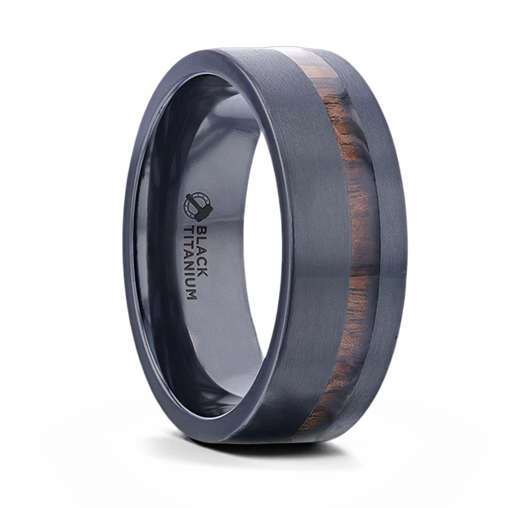 Off-Set Koa Wood Inlay Band 