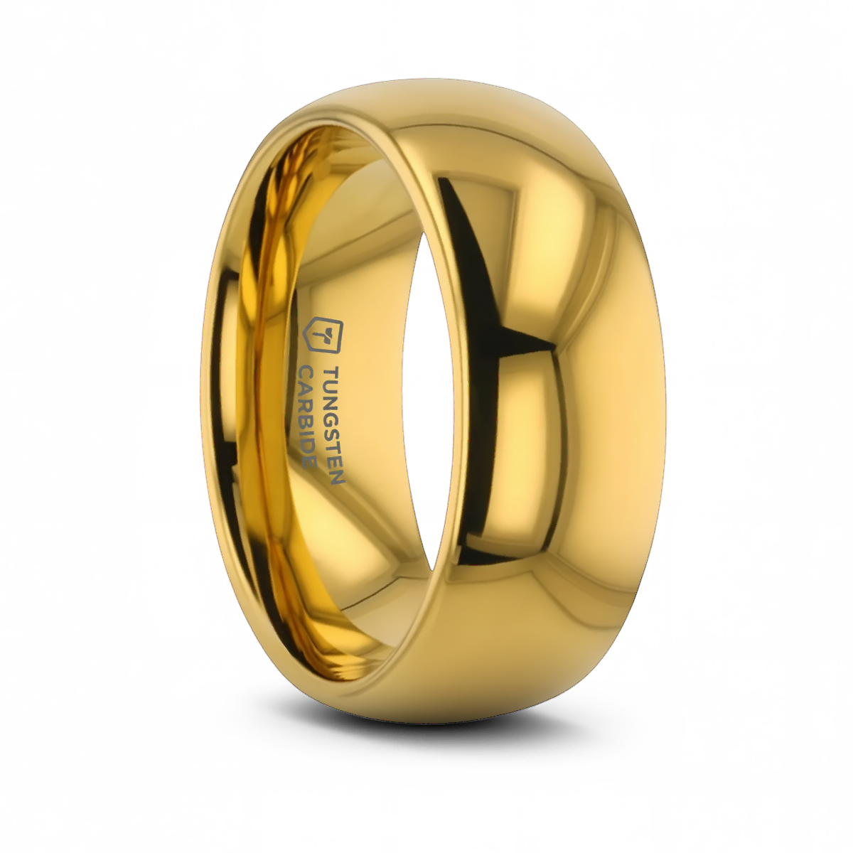 Oro gold plated tungsten ring 8mm