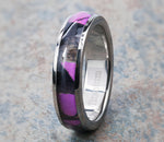 Power Pink Domed 6mm Camo Band 